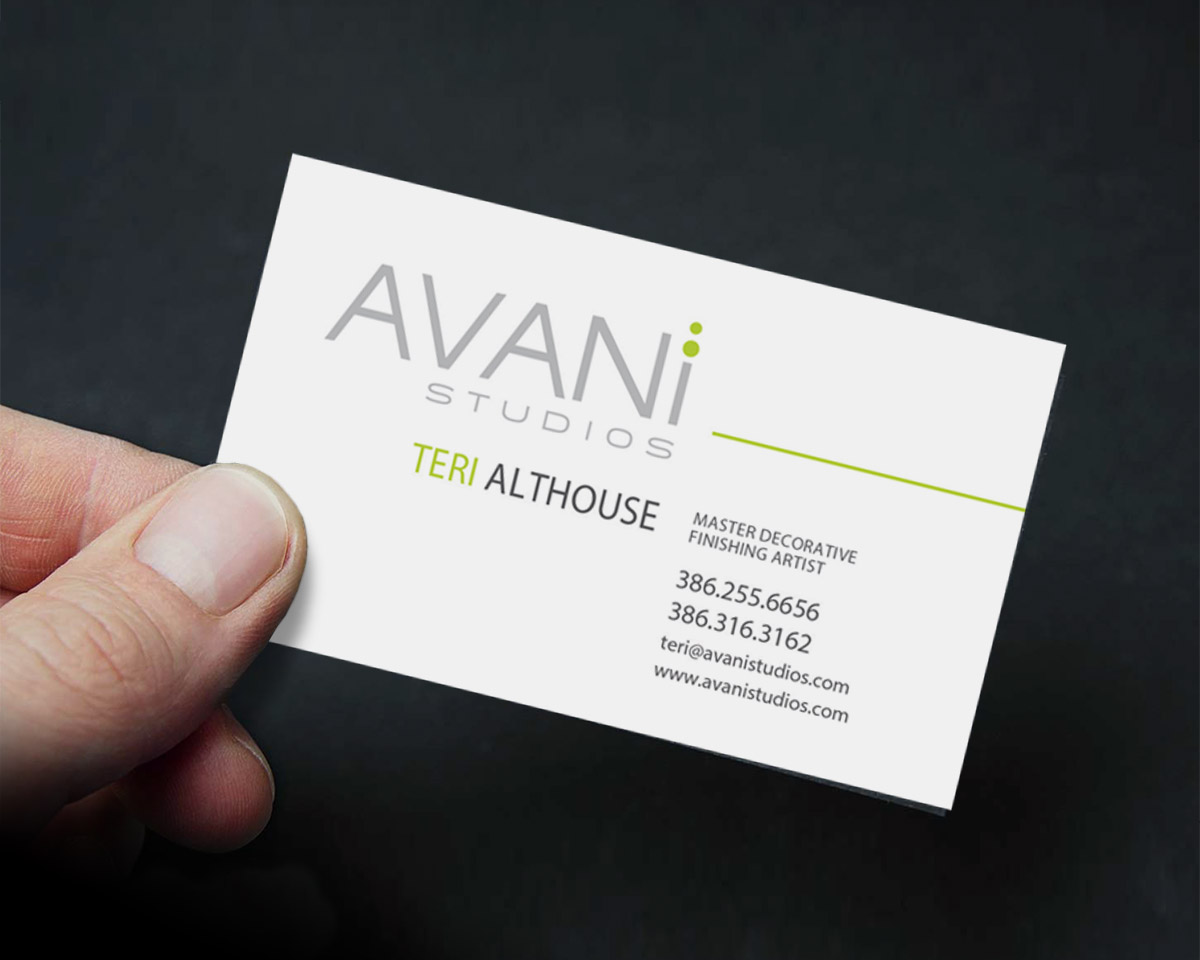 avani studios business card by digital art concepts
