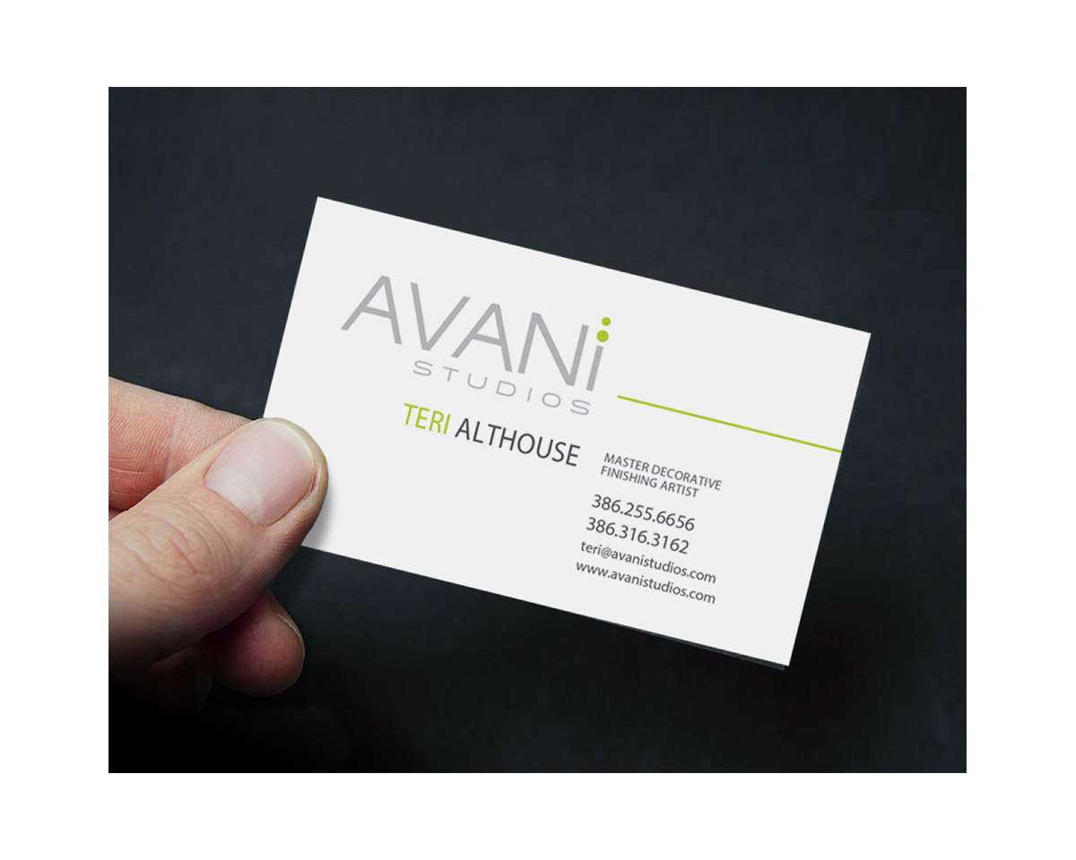 avani studios business card by digital art concepts