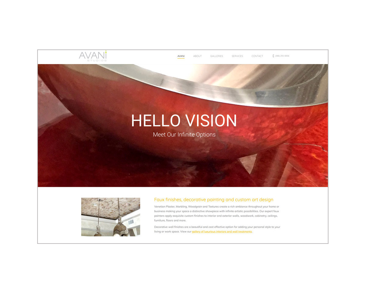 avani studios website design by maureen jarrell digital art concepts