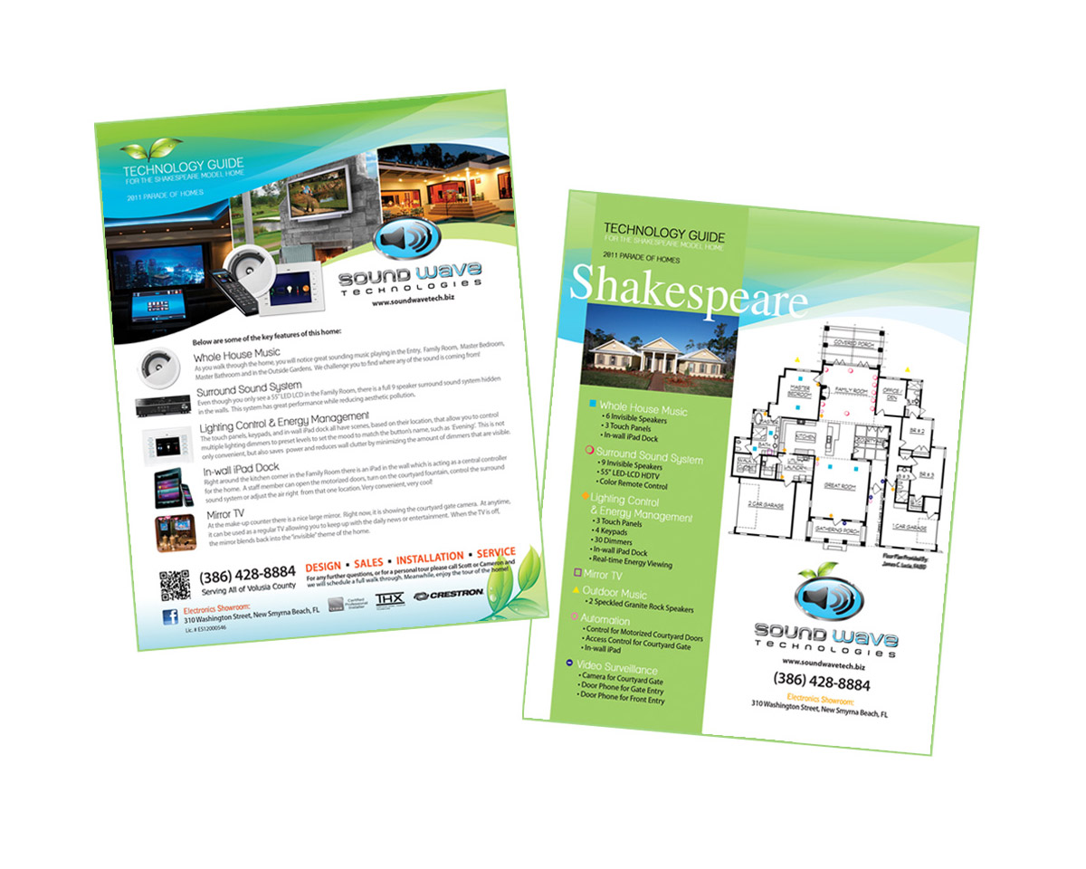 smart home promotional product flyer by maureen jarrell