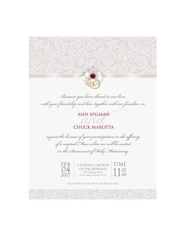 wedding invitation design by maureen jarrell