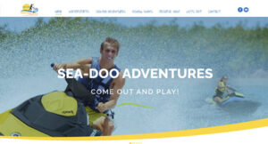 website design portfolio rosebay watersports